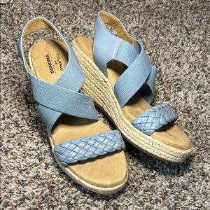 Sonoma Women's Sky Blue Espadrille Sandals